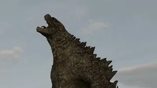 (Blender) Godzilla 2014 final roar