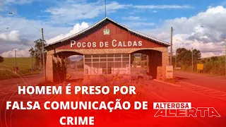 Homem é preso por falsa comunicação de crime