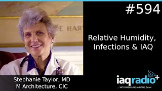#594: Stephanie H. Taylor MD M Architecture, CIC – Relative Humidity, Infections & IAQ