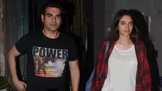 Aditi Rao Hydari And Arbaaz Khan Spotted In Bandra