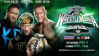 WWE 2K24 - Logan Paul vs Randy Orton vs Kevin Owens - US Title Match: Wrestlemania 40 - Night Two