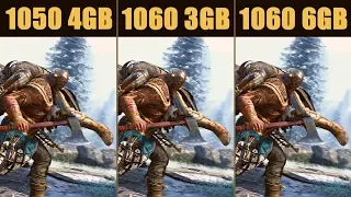 GTX 1050 Ti vs. GTX 1060 3GB vs. GTX 1060 6GB Test in 10 games | 1080p