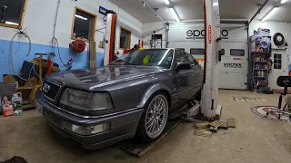 Removing 1 year worth of brake dust from my Audi V8 (Timelapse)