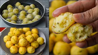 If You Have Rice & Potatoes at Home, You Can Make This Delicious Evening Snacks Recipe | Rice Ball