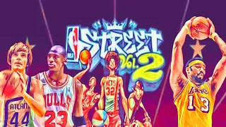 NBA Street, Vol. 2 PS2 Gameplay - Old School Ballers vs. NBA Stars (Play to 50 + Ball Trail)