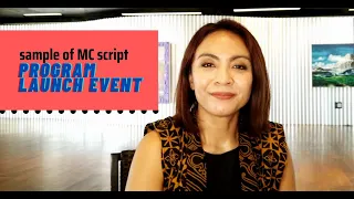 MC Script Sample: Program Launch Event