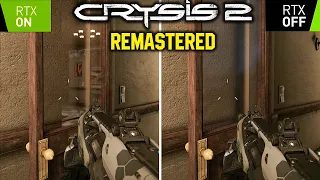 Crysis 2 Remastered RTX ON vs OFF (Graphics Comparison)