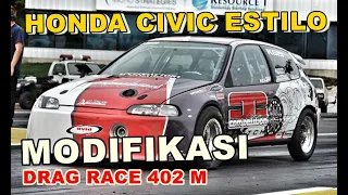 Honda Civic Estilo Drag Race Part 1