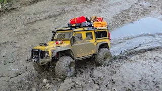#traxxas #trx4 #CAMELTROPHY #RCLANDROVER #muddytrails