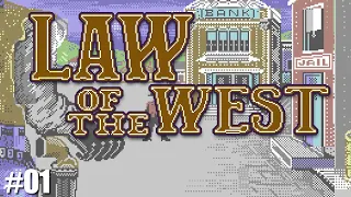 Let's play Law of the West - Commodore 64 - Ep 01