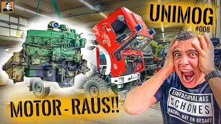 MOTOR TAUSCH beim Prepper UNIMOG #008 - Mehr PS Power für die SAHARA EXPEDITION | Survival Mattin