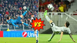 MESSI VS RONALDO BICYCLE KICK 🔥🔥 || WHICH BICYCLE KICK IS BEST || #shorts