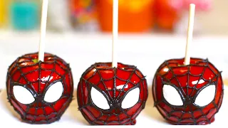 SPIDERMAN CANDY APPLES - NERDY NUMMIES