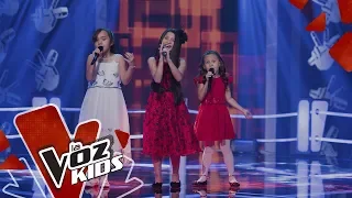 Dani, Majo and María José sing Popurri de Pandora - Battles | The Voice Kids Colombia 2019