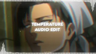Temperature - Sean Paul | Audio Edit