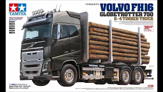 Unboxing Tamiya 56360 Volvo FH16 Timber Truck
