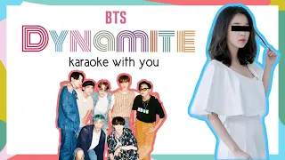 [Karaoke with u] BTS (방탄소년단) ~Dynamite~ (8 members) (with Lyrics) (Line Distribution) | i'mJam