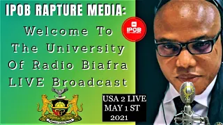 Shabbat Shalom: Radio Biafra *USA 2 LIVE* Broadcast May 1St 2021 | By Mazi Iyke Peters