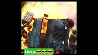 Hulk full action scene | Unbelievable Hulk | Hulk is love❤️ #hulk most powerful Avenger | HULK POWER