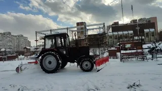 Горнемо сніг на МТЗ
