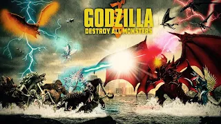 Godzilla Destroy all monsters FULL MOVIE stop motion