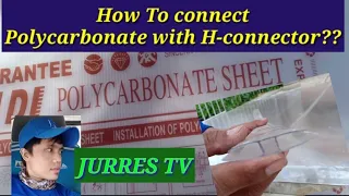 #Polycarbonate #H-connector How to Connect Polycarbonate with H-connector? [ Polycarbonate Roofing ]