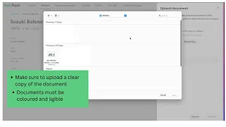 Adding Vehicle Documents in Fleet Portal