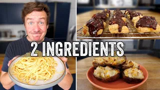 3 Easy 2 Ingredient Recipes!