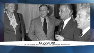 29 octobre 1981 la mort de Georges Brassens