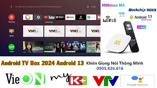 Android TV Box 8K Wifi6 2024 Đáng Mua Nhất Năm 2024 Tặng Kèm Khiển Giọng Nói Xịn