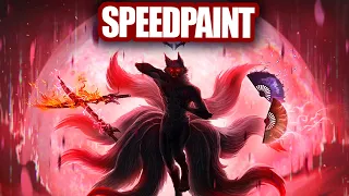 SPEEDPAINT - The Divine Judgment (Photoshop commission)