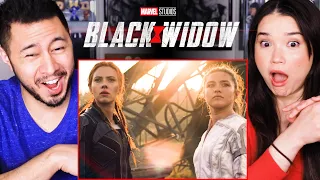 BLACK WIDOW | New Trailer! | Reaction by Jaby Koay & Achara Kirk