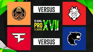 ESL PRO LEAGUE - S17 - PLAYOFF - G2 Esports vs ENCE | FaZe Clan vs FURIA - TV Arena Esport