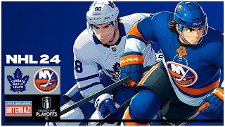 NHL 24 (09 PC) - Toronto at NY Islanders (PLAYOFFS GAME 1)  - 1ST ROUND