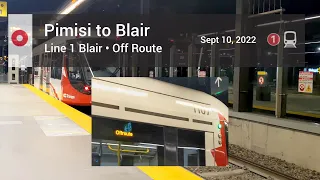 Line 1 Blair • Off Route (2am) | Pimisi to Blair, Pimisi Walking Tour, Jeanne d'Arc Station Start