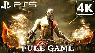 God of War Remaster PS5 FULL GAME Gameplay Walkthrough (4K 60FPS) No Commentary