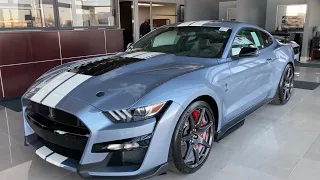 2022 GT500 Brittany Blue Metallic Heritage Edition at Westfield Ford 3137