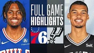 Game Recap: 76ers 133, Spurs 126