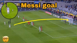 LIONEL MESSI'S FREE KICK GOAL FOR ARGENTINA