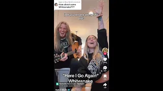 Kelsie - Here I Go Again - with lead guitarist from White Snake