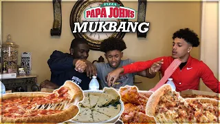 PAPA JOHN'S PIZZA MUKBANG  |  Open Discussion Gone Wrong