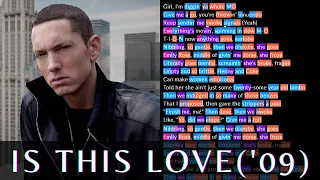 Eminem – Is This Love ('09) | Rhymes Highlighted