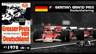 F1 1970 [08] German Grand Prix: Hockenheimring [ 𝗙𝗫 ᴴᴸ| SD ] ● 𝗙𝟭 𝗟𝗘𝗚𝗘𝗡𝗗𝗦 𝘁𝘃