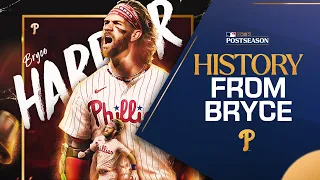 Bryce Harper's 10 Division Series homers are the MOST IN MLB HISTORY!