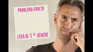 fisica PROBLEMI, leva di primo genere, leva primo genere, esercizi leve fisica