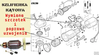 Szlifierka kątowa,przestała działać.