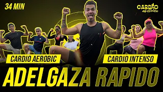 CARDIO Sin SALTOS Para Perder Peso Rápido | CARDIO Sin IMPACTO  35 Minutos