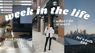 WEEK IN THE LIFE software engineer in LA 👩‍💻 what I work on, money and salary breakdown, desk tour