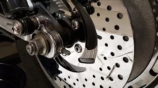 Sportster rear brake disc/rotor replacement
