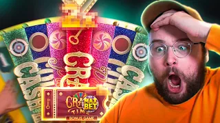 I HIT A CRAZY TIME TOP SLOT ON MAX BET! (INSANE)